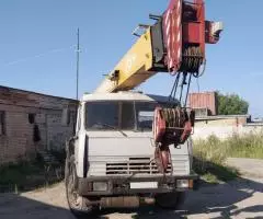 Автокран Галичанин 25 т / Камаз, 2002 г, 9000 м/ч - 5