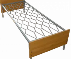 Купить по доступной цене эконом класса кровати металлические - 6