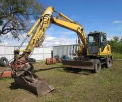 Колесник Komatsu 130, все опции, 2 ковша - 3