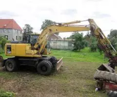 Колесник Komatsu 130, все опции, 2 ковша - 4