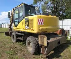 Колесник Komatsu 130, все опции, 2 ковша - 5