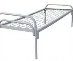 Кровати металлические на заказ двухъярусные с лестницами - 2