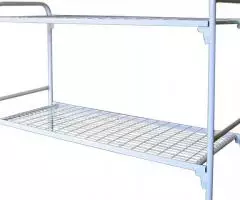 Кровати металлические на заказ двухъярусные с лестницами - 3