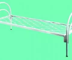 Кровати металлические на заказ двухъярусные с лестницами - 4