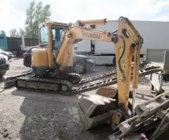 Миниэкскаватор Hyundai 35, 4 т, 2020 г, 2500 м/ч, 3 ковша - 3