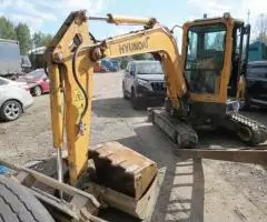 Миниэкскаватор Hyundai 35, 4 т, 2020 г, 2500 м/ч, 3 ковша - 5
