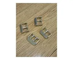 Замок-бляшка для ремешка часов. Цена за 4 шт.