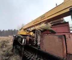 Кран гусеничный Юрга 25 т, 2011 г, 1700 м/ч, 2 шт - 3