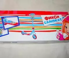 Самокат  Фиксики, двухколесный  110 мм , новый - 2
