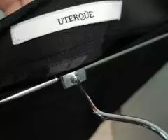 НОВЫЕ ЖЕНСКИЕ ЧЁРНЫЕ ШИРОКИЕ БРЮКИ UTERQUE ПОРТУГАЛИЯ РАЗМЕР М С БИРКАМИ - 2