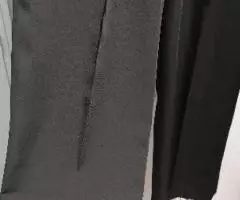 НОВЫЕ ЖЕНСКИЕ ЧЁРНЫЕ ШИРОКИЕ БРЮКИ UTERQUE ПОРТУГАЛИЯ РАЗМЕР М С БИРКАМИ - 3