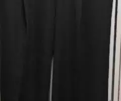 НОВЫЕ ЖЕНСКИЕ ЧЁРНЫЕ ШИРОКИЕ БРЮКИ UTERQUE ПОРТУГАЛИЯ РАЗМЕР М С БИРКАМИ - 4