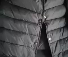 UTERQUE НОВЫЙ ПЛАЩ +ЖИЛЕТ ЧЁРНЫЙ ЦВЕТ РАЗМЕР S - 4