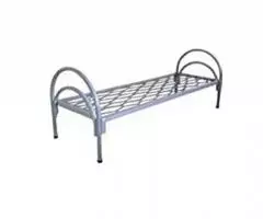 Двухъярусные кровати металлические с лестницами эконом класса - 2