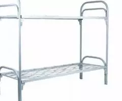 Двухъярусные кровати металлические с лестницами эконом класса - 6