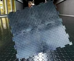 Сборные полы из резины для гаража или спорта - 6