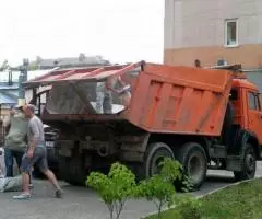 Доставка песка, щебня, земли. Вывоз мусора. Услуги экскаватора - 5