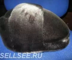 Мужская шапка из меха нерпы р. 59-60. Новая - 2