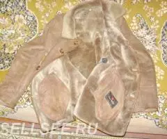 Мужская дубленка, Турция, цвет коричневый - 2