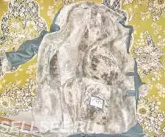 Мужская дубленка Турция цвет мокрый асфальт, новая - 2