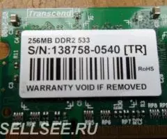 Память для ноутбука DDR2, 256MB x 2 шт. 512 MB. - 2