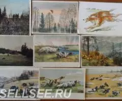 Тема Охота, охотники от 1930х г. , звери, птицы - 2