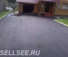 Асфальтирование отмосток вокруг дома - 2