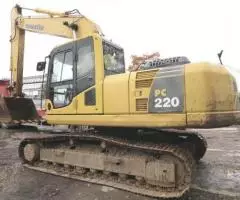 Гусеничный экскаватор Komatsu 220, 23 т, новая ходовая - 4