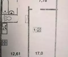 Продам 1 ккв, 42 кв.м, Выборгский р-н, Просвещения просп., д.30 к.3 - 8