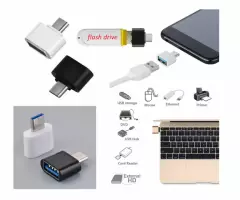 Новый OTG адаптер USB A мама - USB Type C папа