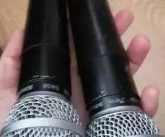 SHURE UT2 2 МИКРОФОНА +РЕСИВЕР РЕПЛИКА БУ РАБОЧИЙ ЦЕНА ЗА КОМПЛЕКТ 8000 РУБЛЕЙ - 3