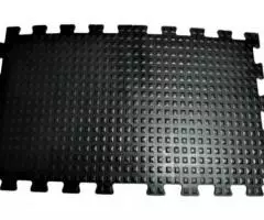 Резиновая плитка РезиПлит Пирамидка полы в холодном гараже - 2