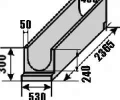 Лотки водоотводные железобетонные - 5