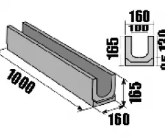 Лотки водосточные канальные ЛВК - 6