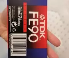 Кассета новая в плёнке TDK FE 90 FERRIC Есть Авито Доставка Метро Отрадное - 3