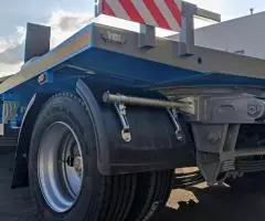 Низкорамный трал прицеп 4589PF 3-х осный двух скатный синий - 3