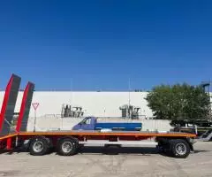 Низкорамный трал 4589PF 3-х осный двух скатный красный - 3