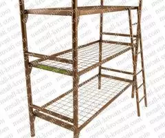 Кровати металлические со спинками различной конфигурации - 2