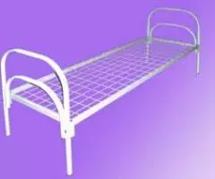Кровати металлические со спинками различной конфигурации - 4
