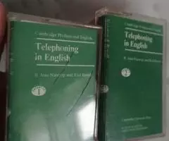 Аудиокассеты TELEPHONING IN ENGLISH 1993 Jean Naterop and Rod Revel Cambridge University Press 1987