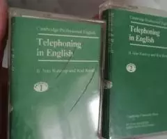 Аудиокассеты TELEPHONING IN ENGLISH 1993 Jean Naterop and Rod Revel Cambridge University Press 1987 - 2