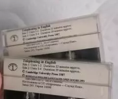 Аудиокассеты TELEPHONING IN ENGLISH 1993 Jean Naterop and Rod Revel Cambridge University Press 1987 - 3