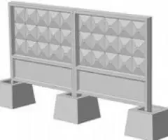 Плита забора железобетонная ПО2. Доставка по России - 3