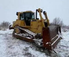 Бульдозер CAT D6R, 9200 м/ч, клыки, болотоход