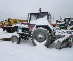 Трактор МТЗ 82, отвал, щетка - 3