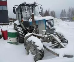 Трактор МТЗ 82, отвал, щетка - 4