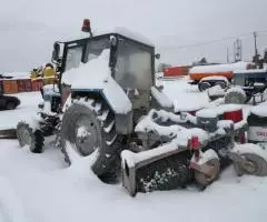 Трактор МТЗ 82, отвал, щетка - 5