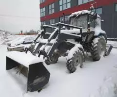 Трактор МТЗ 82, 2021 г., 400 м/ч, КАК НОВЫЙ, отвал, щетка - 3