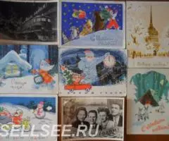 Советские праздники, новогодние от 1950х г. редкие - 2