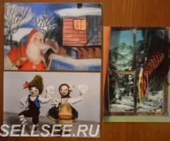 Новогодние из Болгарии 60х годов, чистые - 2